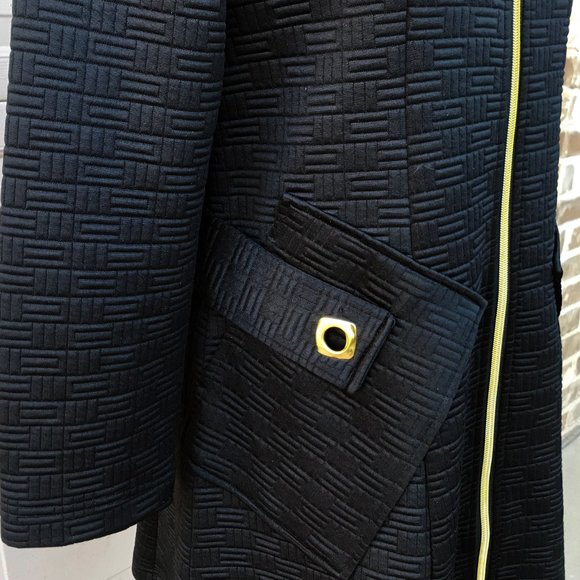 Gorgeous Designer Ubu Black Jacket Coat Medium - Picture 6 of 13